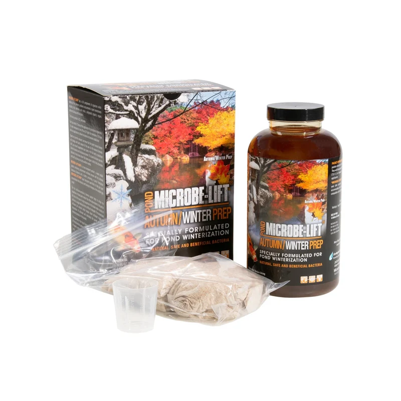 Microbe-Lift Autumn/Winter Prep 1 liter + 2 zakjes - Wintervoorbereiding vijver met koudewaterbacterien