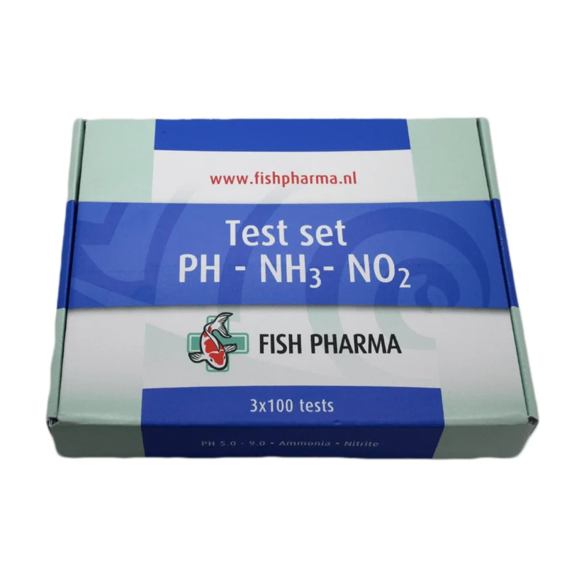 Fish Pharma Testset pH-NH3-NO2 - druppeltest voor pH, ammoniak en nitriet