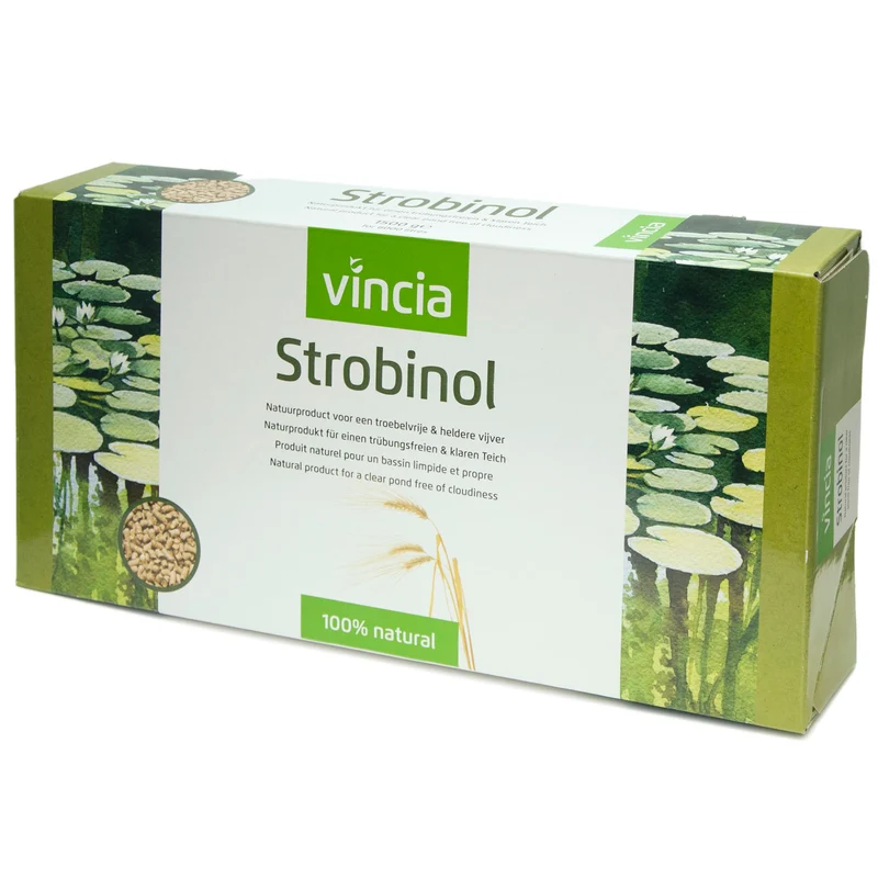 Vincia Strobinol 1500 gram - gerstestro-pellets tegen algengroei