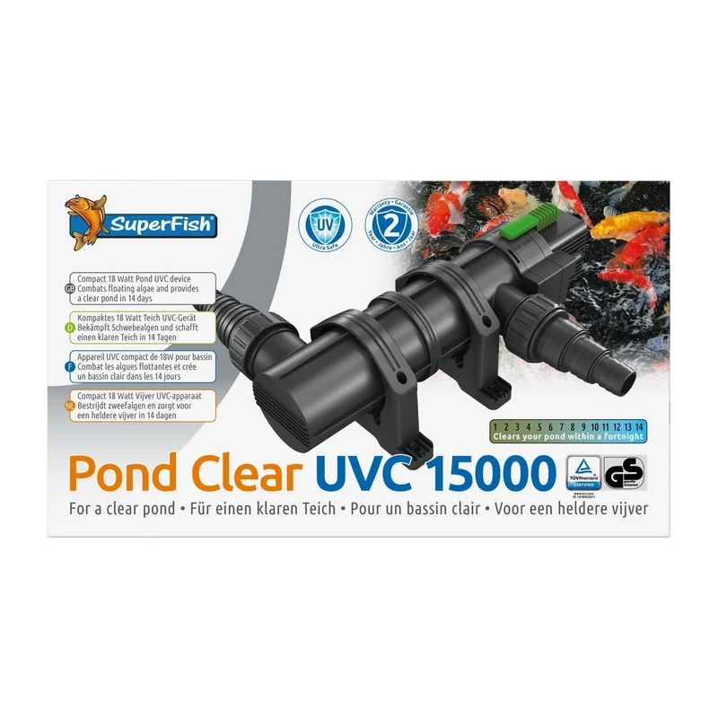 Superfish Pondclear UVC 18W - UV-C unit voor vijvers tot 15.000 liter