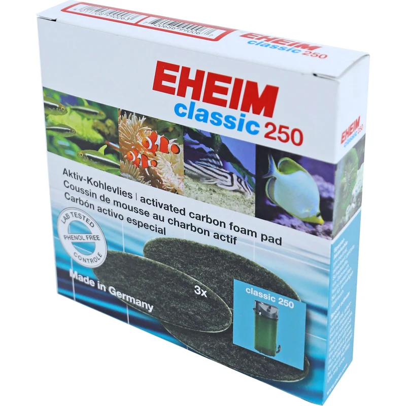 Eheim Koolvlies Classic 250 (2628130) - actief koolfilter 3 stuks