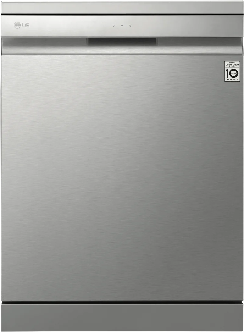 LG 60cm 15 Place QuadWash Freestanding Dishwasher, Stainless Steel