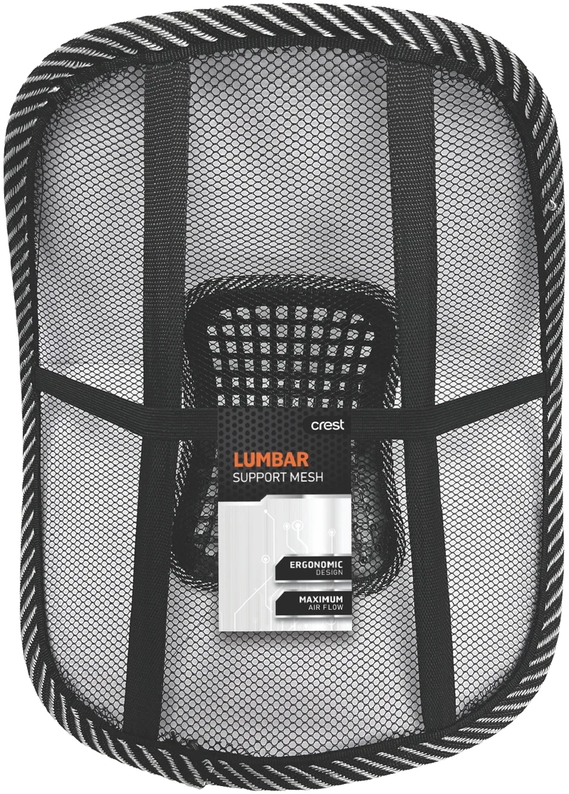 Crest Mesh Lumbar Back Support