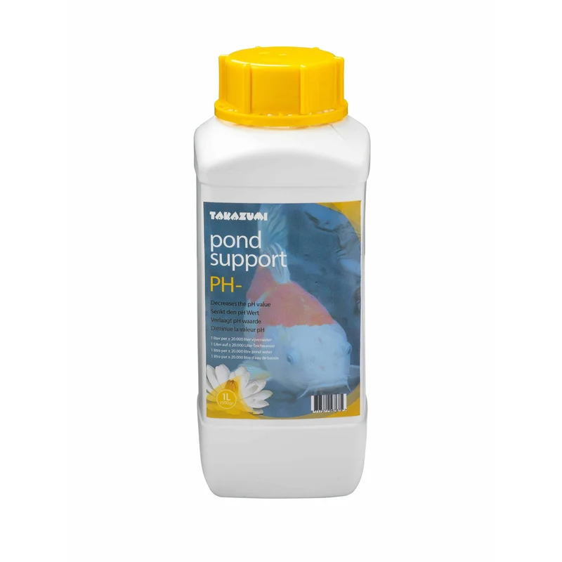 Pond Support pH- 1 liter - vloeibare pH-verlager voor vijverwater