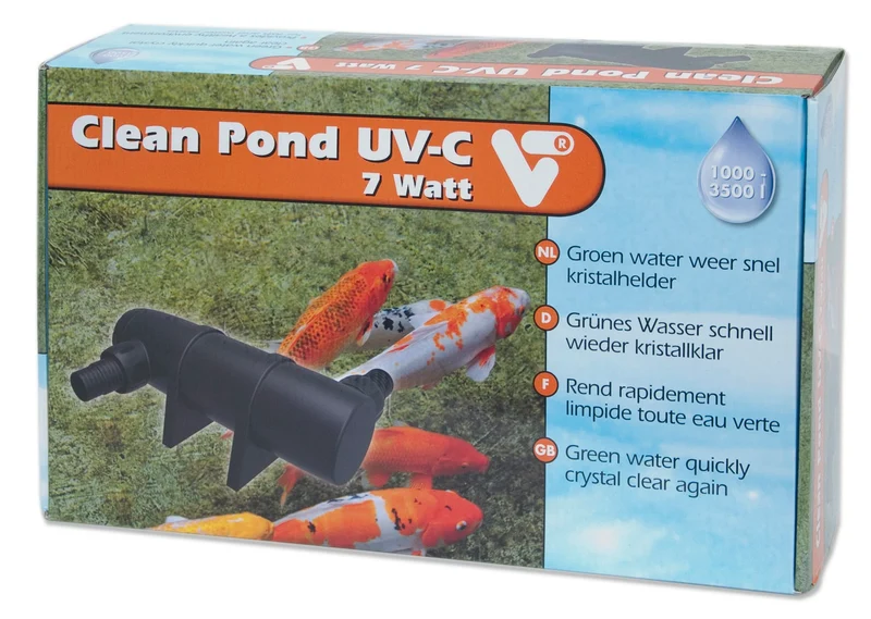 Velda Clean Pond UV-C 7W - UV-C filter voor vijvers zonder vissen tot 3.500 liter
