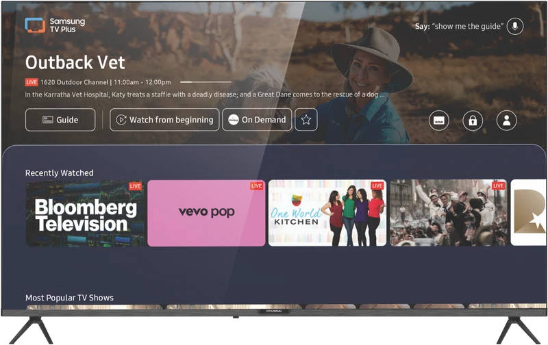 HYUNDAI 65" UHD Tizen QLED Smart TV 2024
