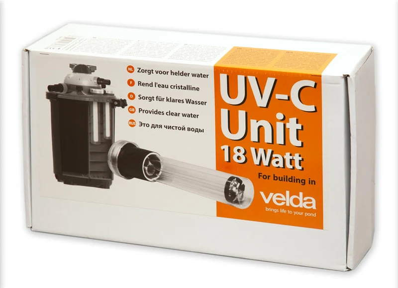 Velda UV-C Unit 18 Watt inbouw - voor Clear Control, Cross-Flow en Giant Biofill XL