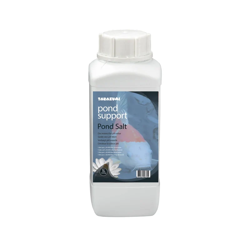 Pond Support Vijver Zout 1 liter - zuiver vijverzout voor koi en vijvervissen