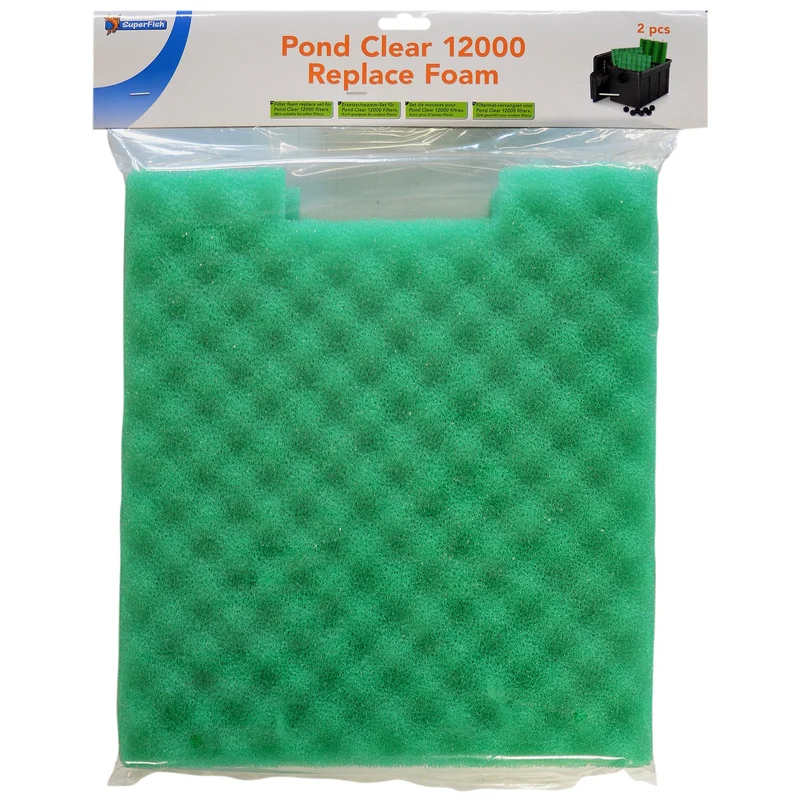 Superfish Pondclear 12000 vervangschuim 2 stuks - filterschuim voor Pondclear 12000