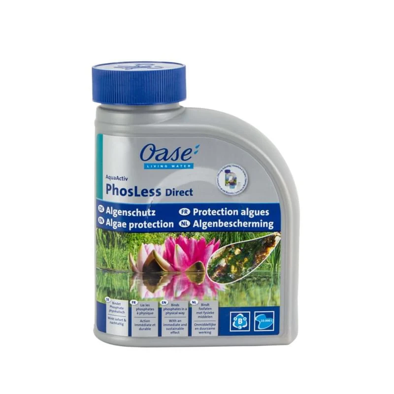 Oase AquaActiv PhosLess Direct 500 ml - vloeibare fosfaatbinder voor vijvers