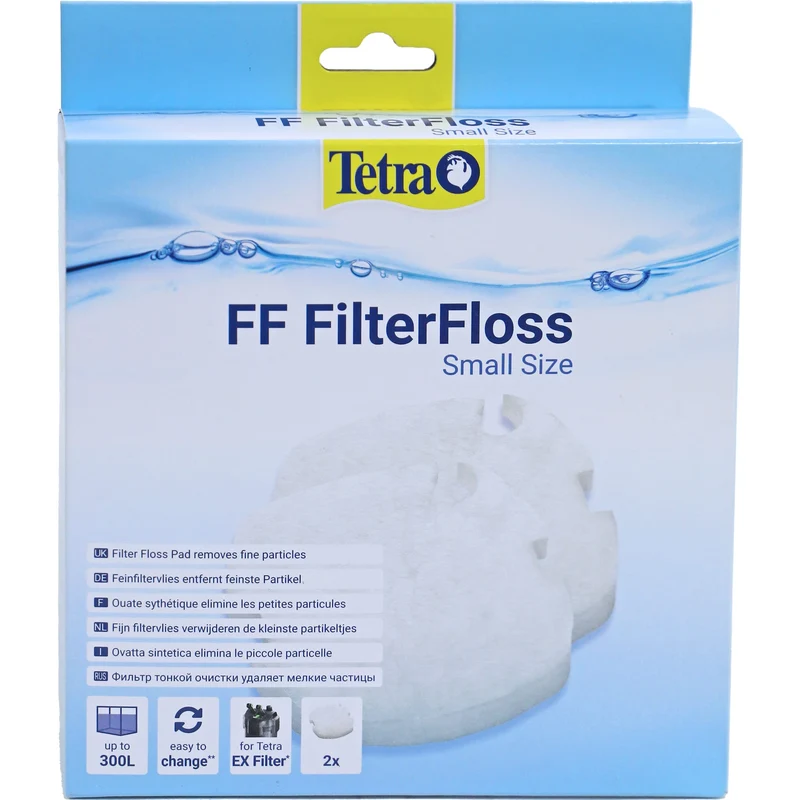 Tetra FF FilterFloss S 2 stuks - fijn filtervlies voor Tetra EX buitenfilters
