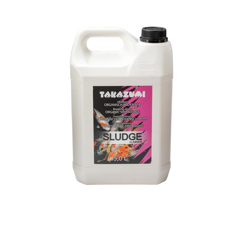 Takazumi Sludge Cleaner 5000 ml - biologische slibafbraak voor vijvers met bacterien en enzymen