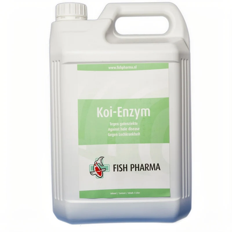 Fish Pharma Koi-Enzym 5 liter - Probiotisch concentraat tegen biofilm en bacteriedruk in de vijver