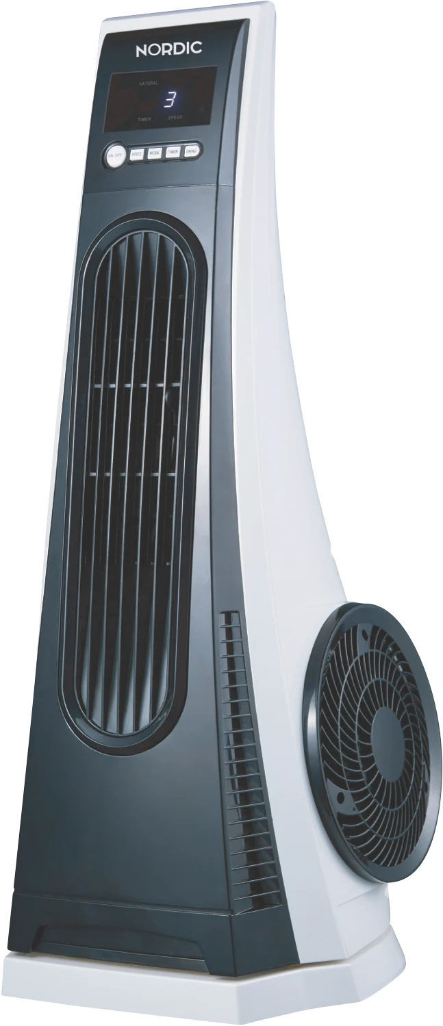 Nordic 77cm Turbo Tower Fan with Remote