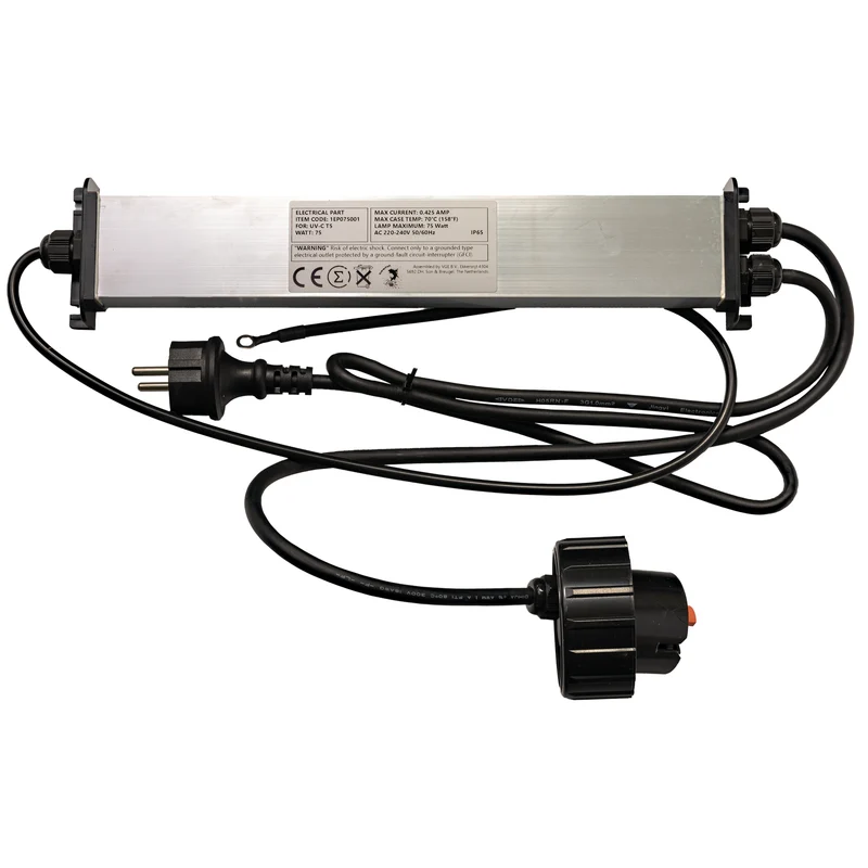 Koi Pro RVS UV Trafo T5 75W - Vervangtransformator voor UV-C unit