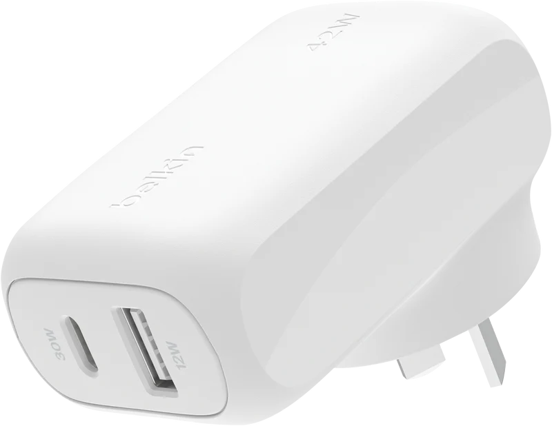Belkin BoostCharge Dual Wall Charger 42W White