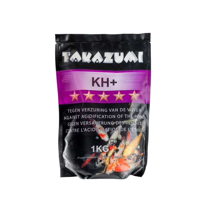Takazumi KH+ 1 kg - verhoogt de carbonaathardheid in vijverwater