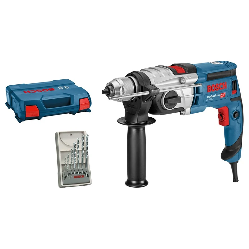 BOSCH GSB 20-2 KLOPBOORMACHINE DIEPTEAANSLAG 210 MM, HANDGREEP EN SNELS