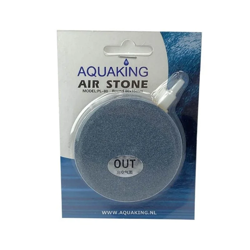 Aquaking Luchtsteen Plat 80 x 15 mm - Fijne luchtbellen voor vijverbeluchting