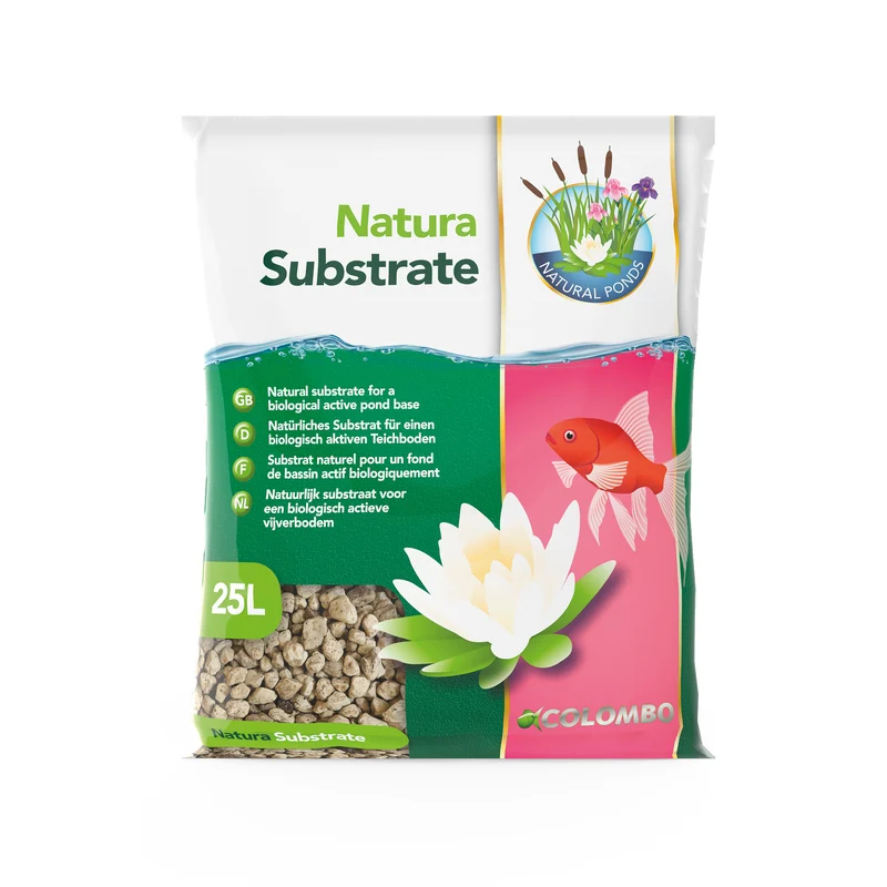 Colombo Natura Substraat 25 liter - biologische voedingsbodem voor vijver en filter