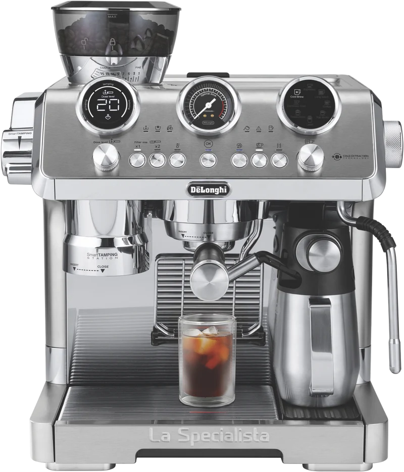 DeLonghi La Specialista Maestro 2.0 Cold Brew Manual Coffee Machine Metal