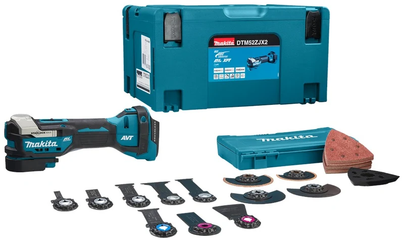 MAKITA DTM52ZJX2 18V MULTITOOL MET ACCESSOIRES