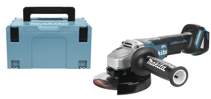 Makita 18V haakse slijper 125mm DGA505ZJ zonder accu's en lader