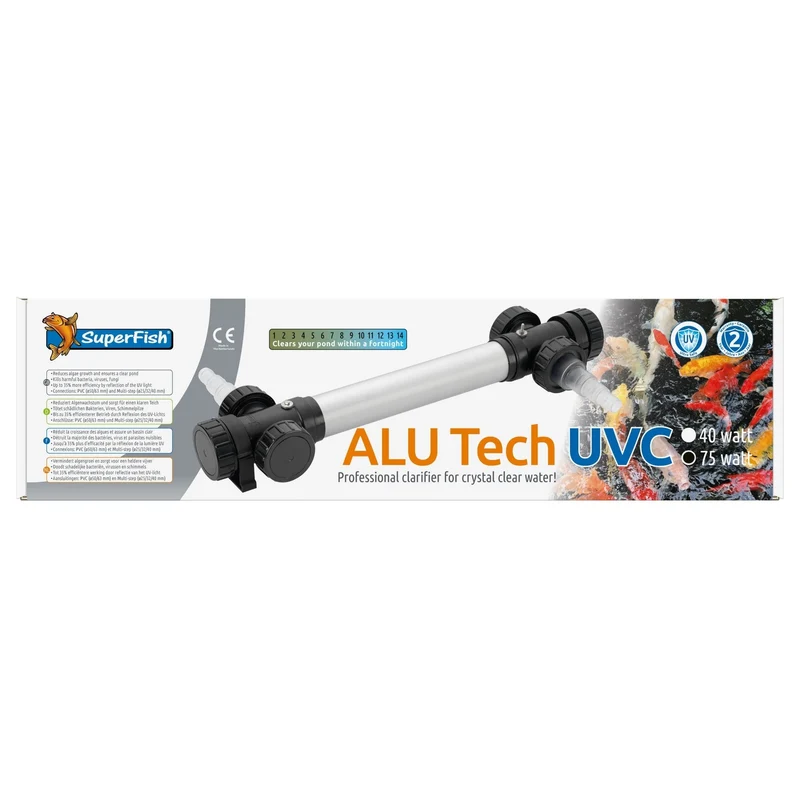 Superfish Alutech UVC T5 75 watt - Aluminium UV-C unit voor vijvers tot 75.000 liter