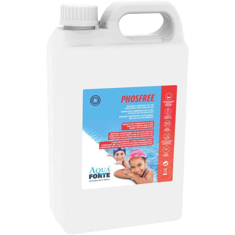 Astralpool Phosfree vloeibare fosfaatbinder 3 liter - fosfaatverwijdering voor zwembad en vijver