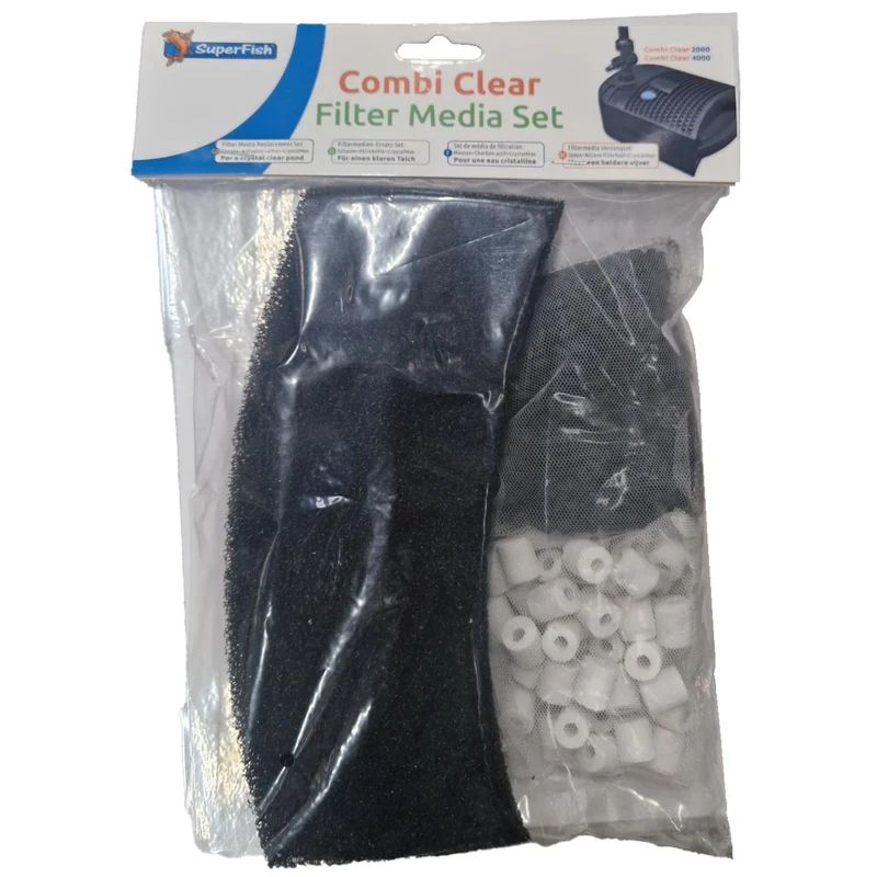 Superfish Combi Clear Media Set 2000-4000 - Vervangfiltermateriaal voor onderwaterfilter