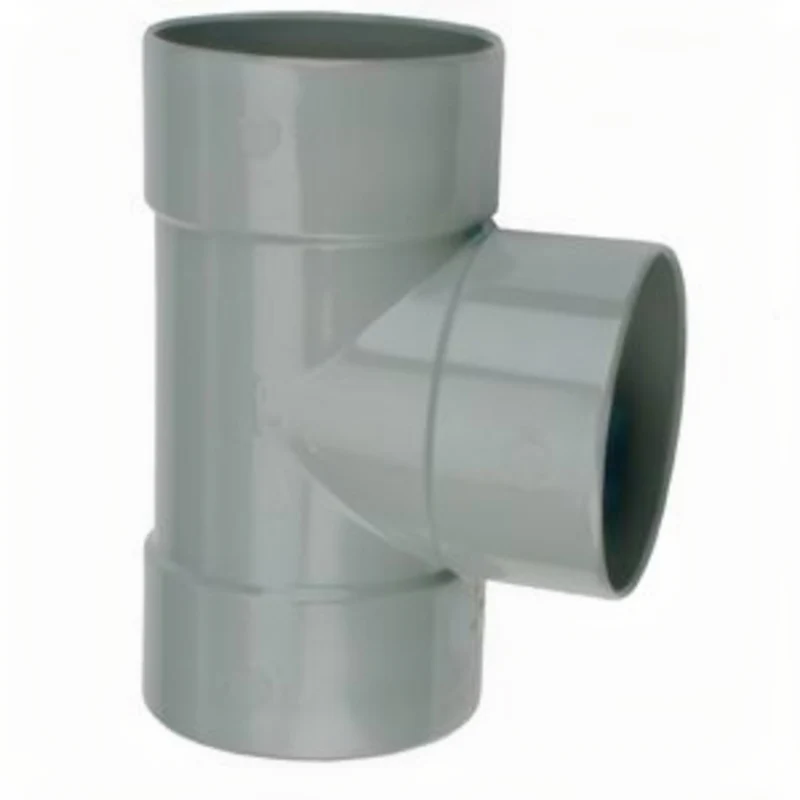 Wavin PVC T-Stuk 88 graden 75mm - haakse aftakking met 3 mofaansluitingen
