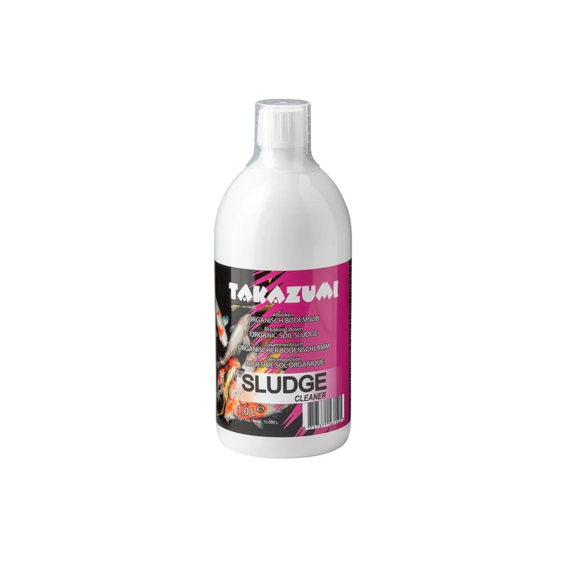 Takazumi Sludge Cleaner 1000 ml - biologische slibafbraak voor vijvers met bacterien en enzymen