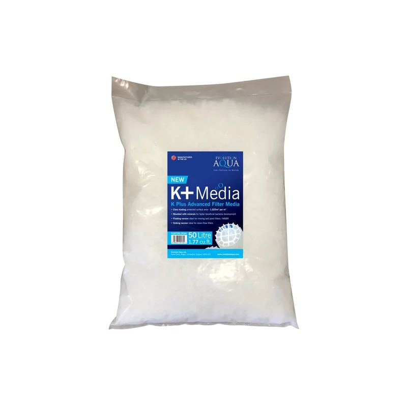 Evolution Aqua K+ Filtermedium 50 liter - moving-bed medium met mineralen