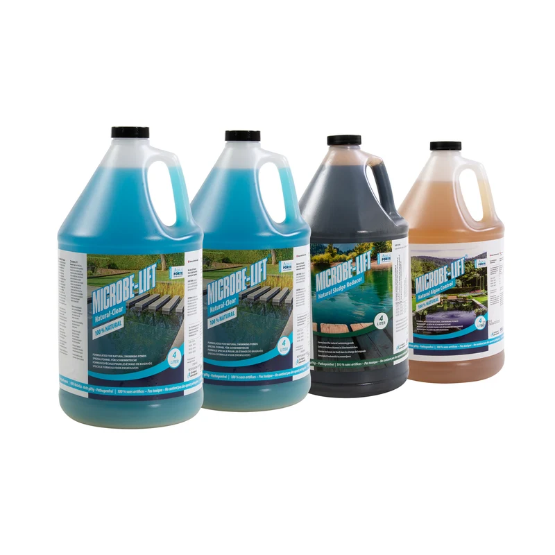Microbe-Lift Onderhoudskit voor (Zwem)vijvers - 16 liter biologisch pakket