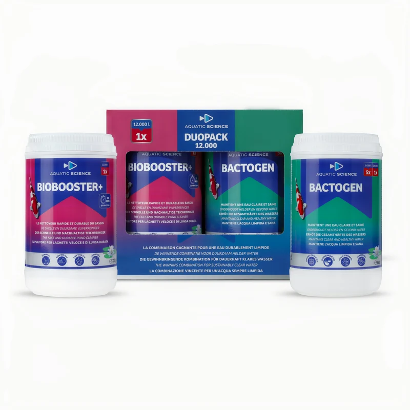 Aquatic Science Duo Pack 12000 - biologische vijverbehandeling tot 12.000 liter