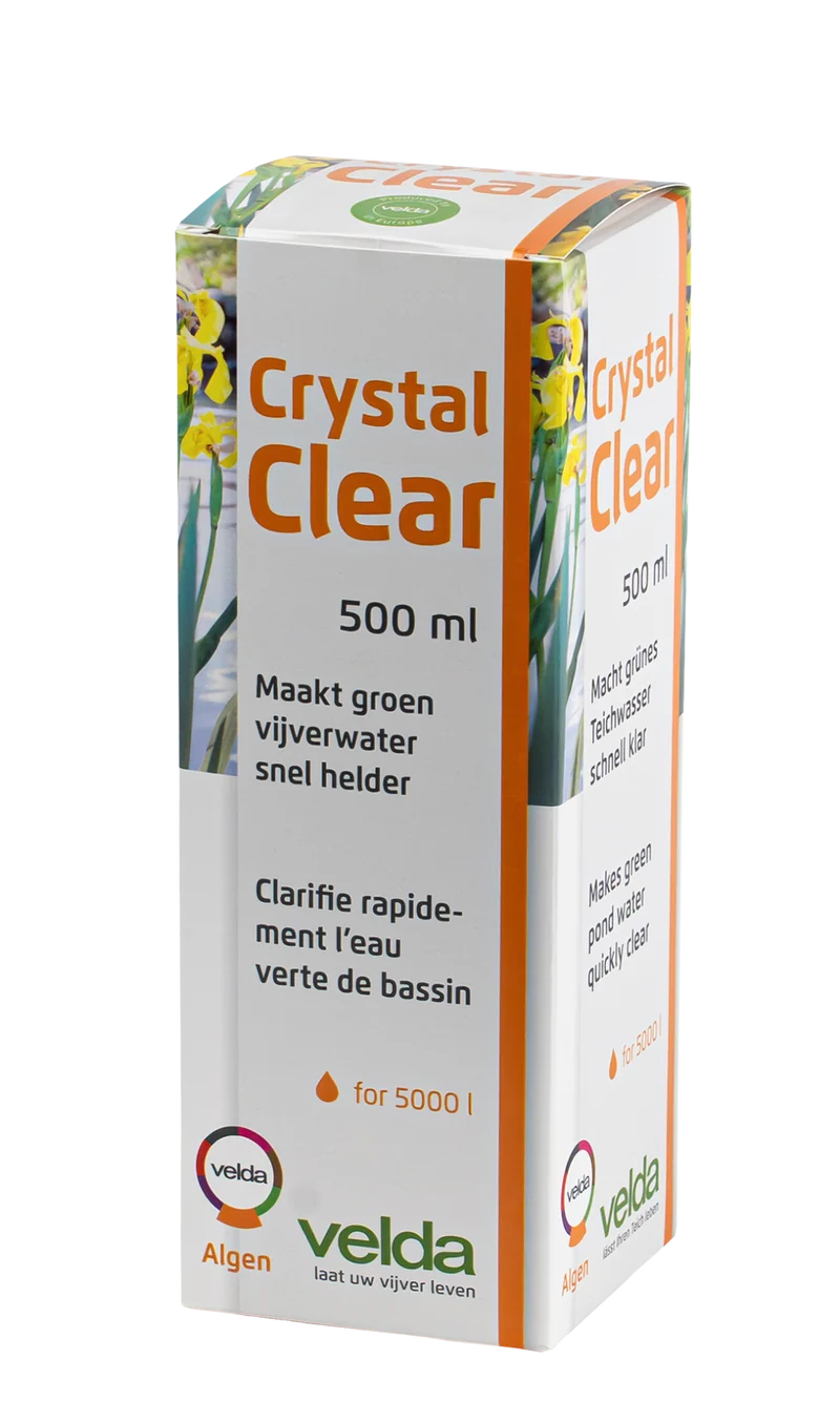 Velda Crystal Clear 500 ml - maakt troebel vijverwater weer helder
