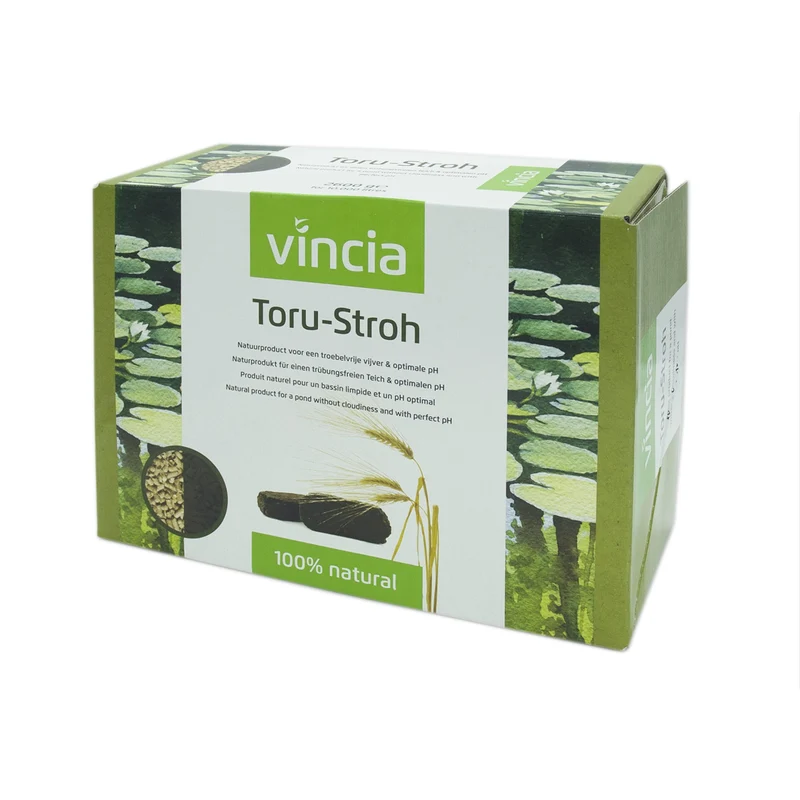 Vincia Toru-Stroh 2600 gram - gerstestro en turf tegen algengroei in vijvers