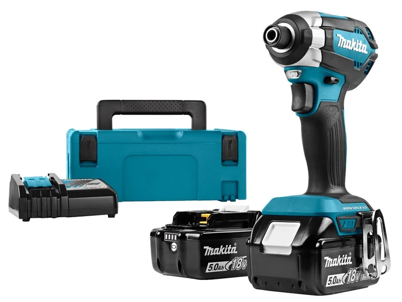 MAKITA DTD153RTJ SLAGSCHROEVENDRAAIER 18V 5.0 AH ACCU (2 ST), SNELLADER, MBOX