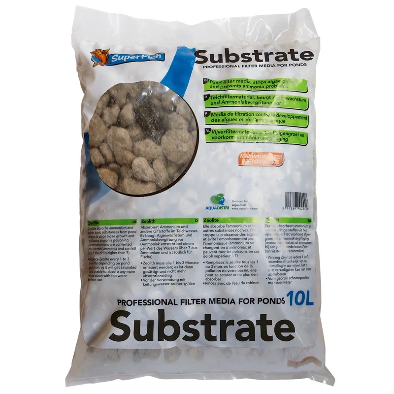 Superfish Filtersubstraat Zak 10 Liter - Filtersubstraat 10 liter voor biologische vijverfiltratie