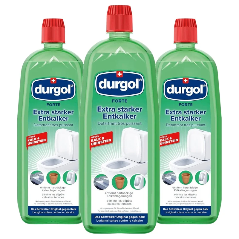 Durgol Forte ontkalker 3 x 1000 ml - Voordeelverpakking
