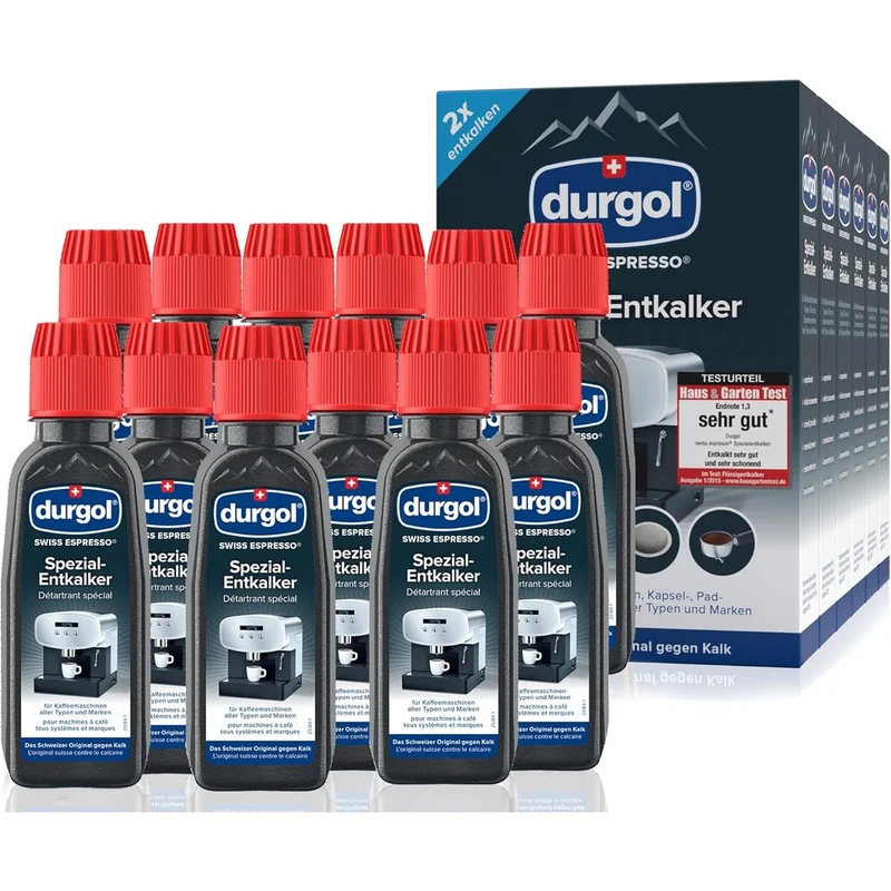 Durgol Swiss Espresso speciale ontkalker 12 x 125 ml