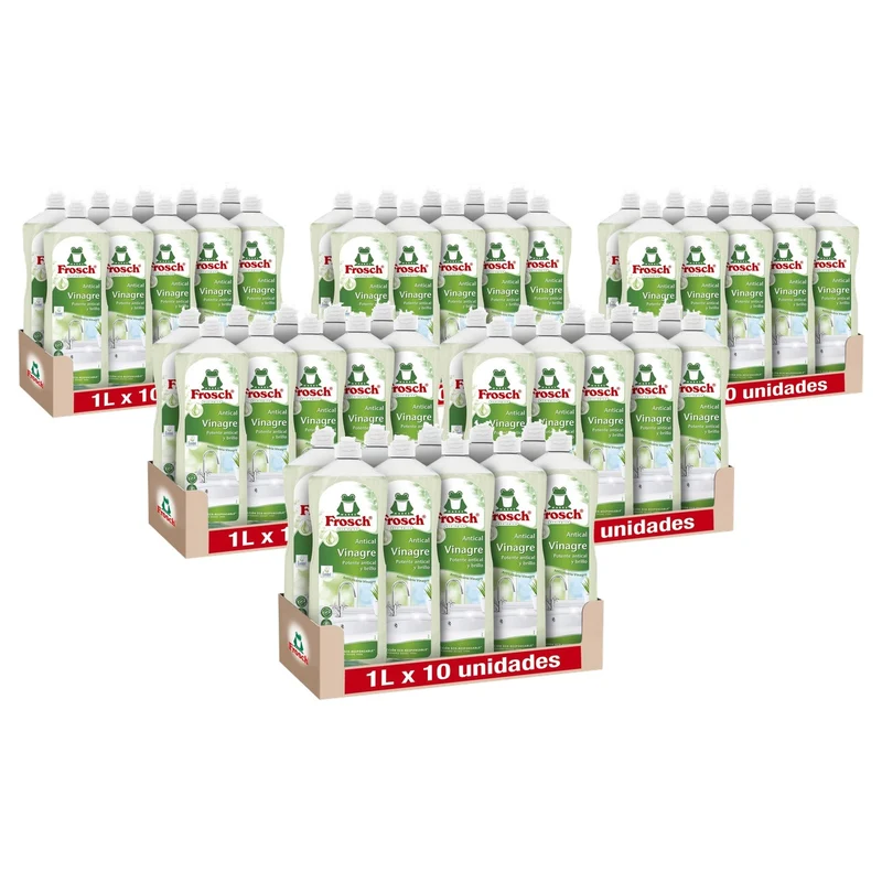 FROSCH Milieuvriendelijk Antikalk x 10 stuks 6 x 1 l - Voordeelverpakking