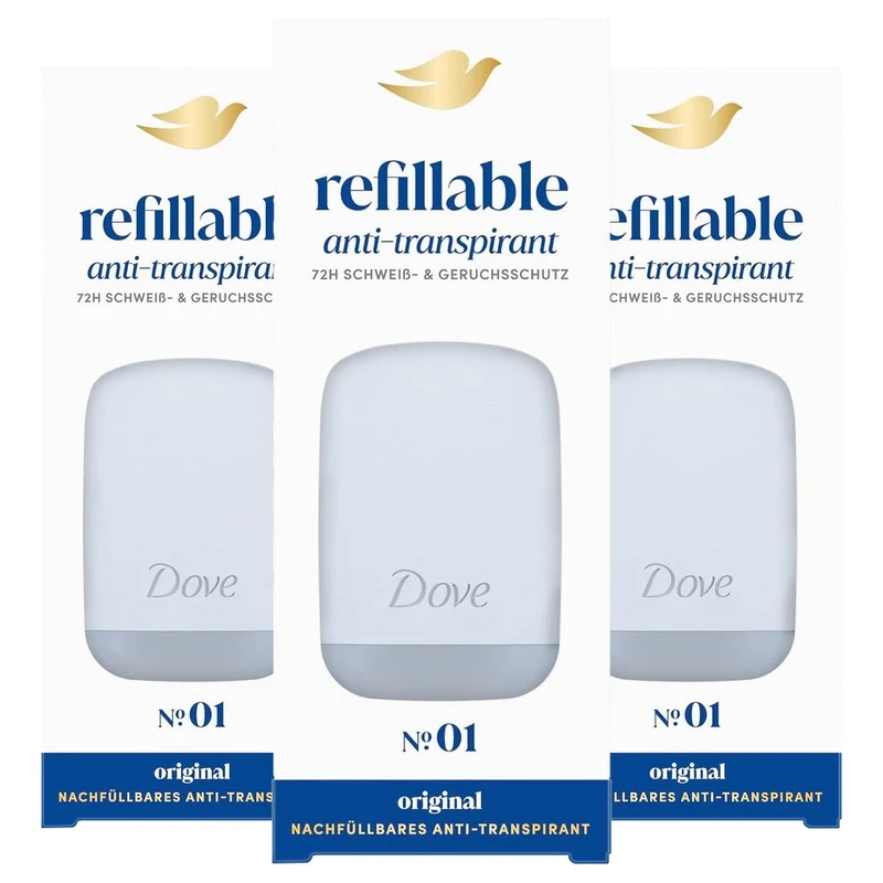 Dove Nr. 01 Original: 1 x starterset + 35 ml navulling 3 x 35 ml - Voordeelverpakking