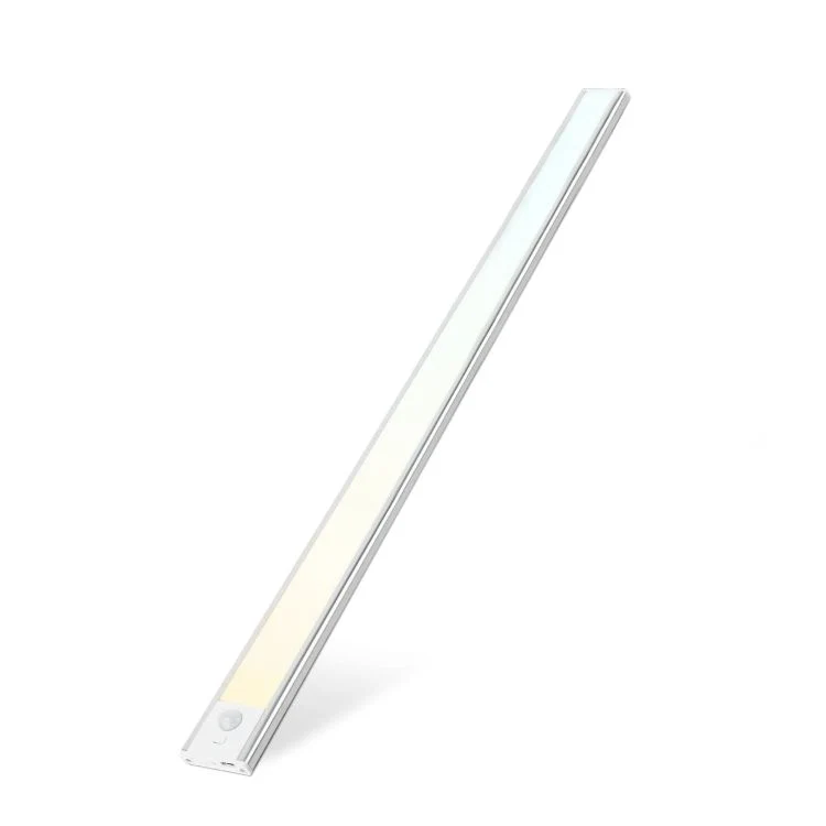 Brendz LED kastverlichting Puyo zilver dimbaar 4400mAh 60 cm