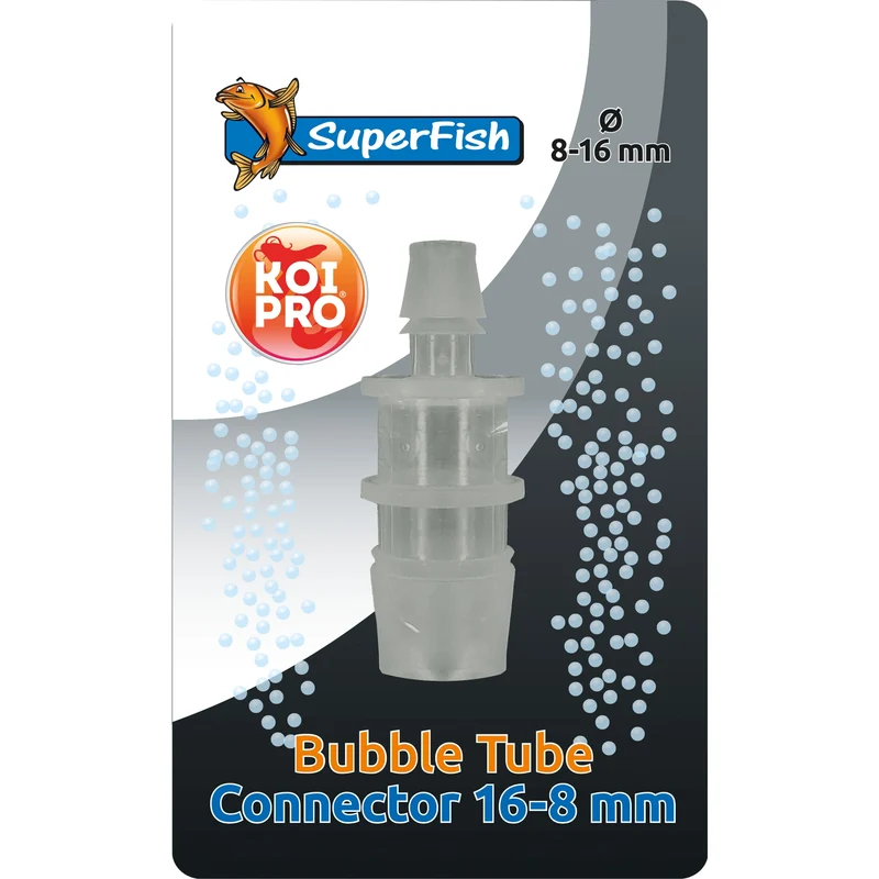 Koi Pro Bubble Connector 16 naar 8/12 mm - verloopstuk voor luchtslangen
