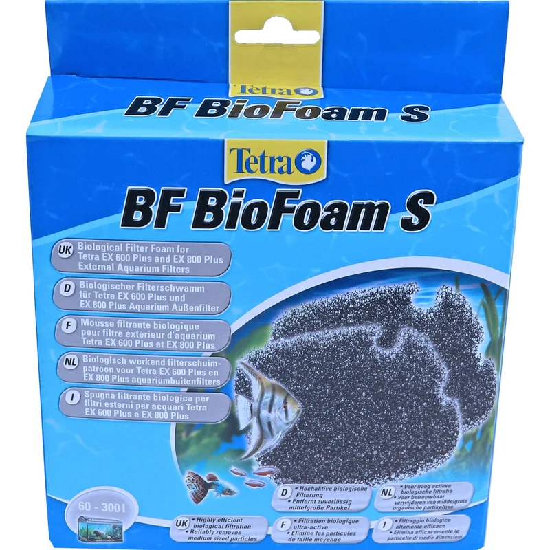 Tetra BioFoam S filterspons 2 stuks - biologische spons voor EX buitenfilters
