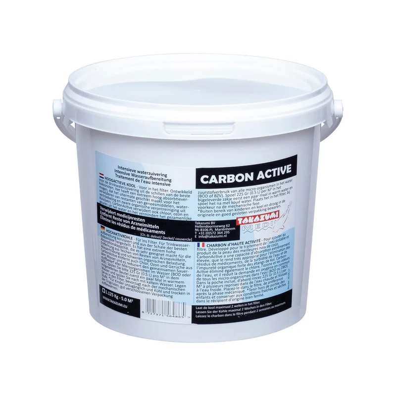 Takazumi CarbonActive 1,125 kg - actief kool filtermedium voor de vijver