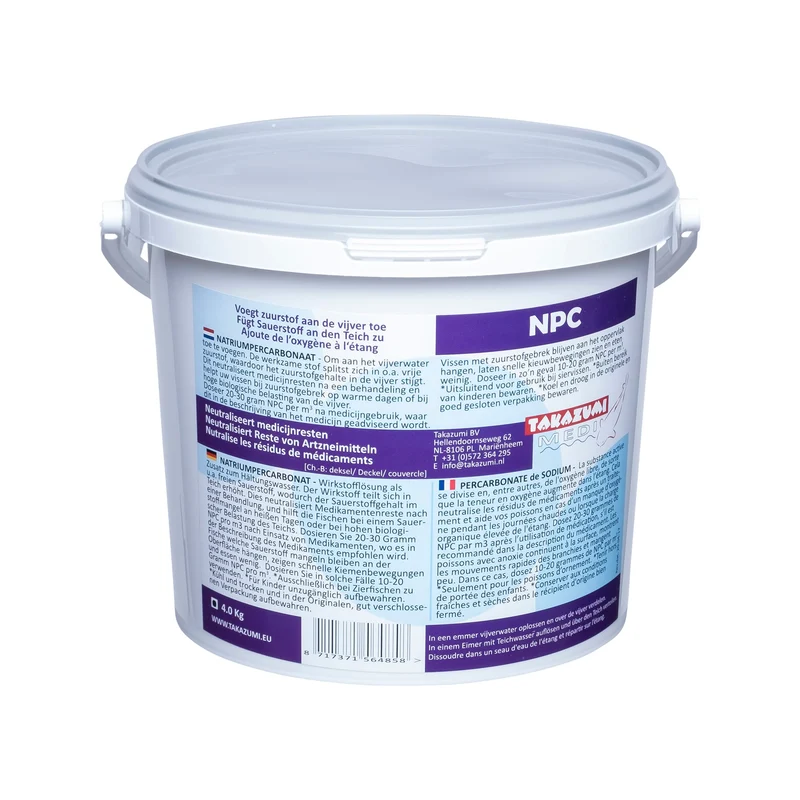 Takazumi NPC 4 kg - Neutralisatiemiddel voor kaliumpermanganaat en zuurstofverhoger