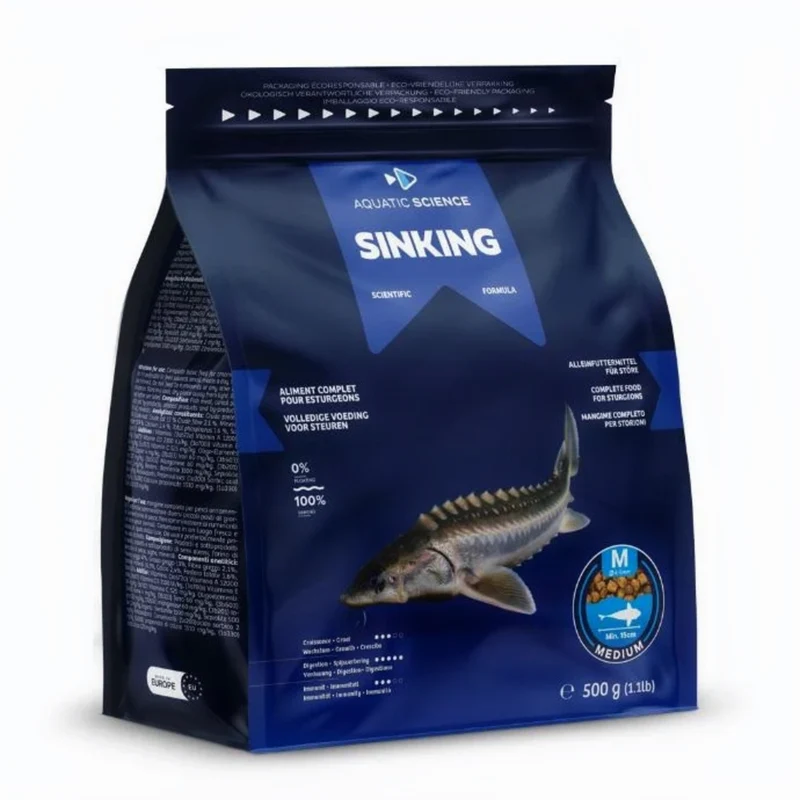 Aquatic Science Sinking Medium 0,5 kg - zinkend koivoer in probeerverpakking