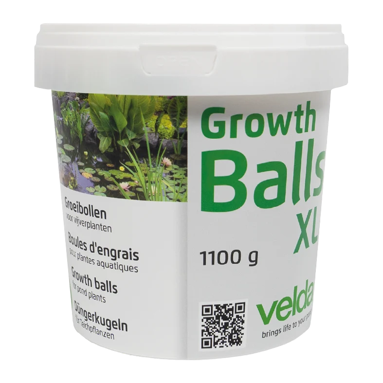 Velda Super Growth Balls XL 55 stuks - mestballen van blauwe klei voor vijverplanten